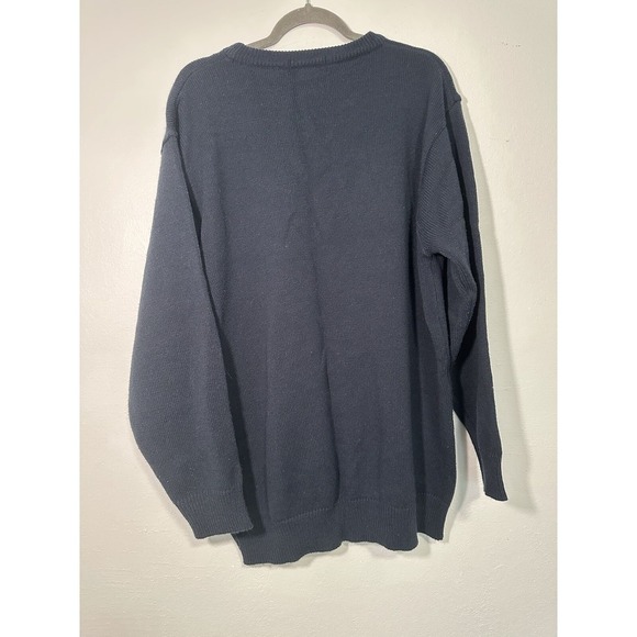 204. Men's Ralph Lauren Polo Shirt Size X-Large Solid Blue With Logo - Picture 4 of 7